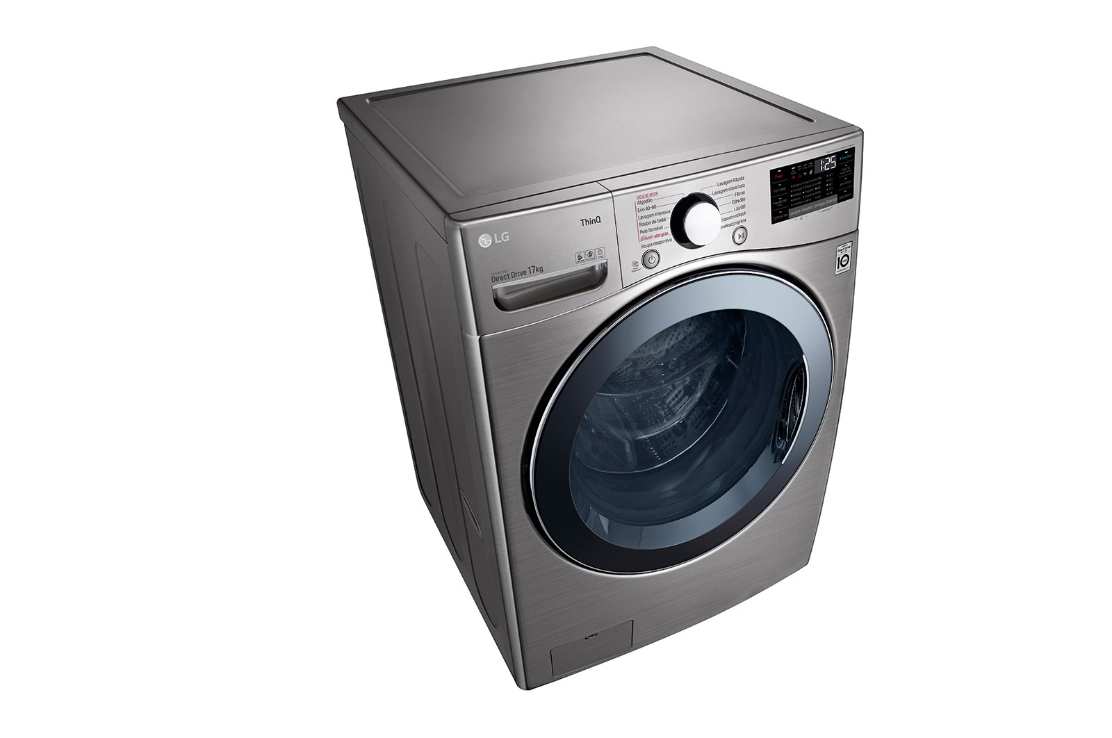 LG Máquina de Lavar roupa | 17 kg | Etiqueta energética E | 1100 r.p.m. | Inverter Direct Drive? | Steam? | TurboWash?, F1P1CY2T