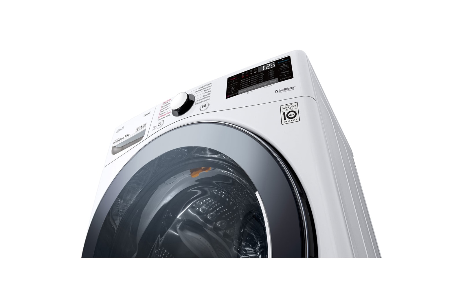 LG Máquina de Lavar roupa | 17 kg | Etiqueta energética E | 1100 r.p.m. | Inverter Direct Drive? | Steam? | TurboWash?, F1P1CY2W