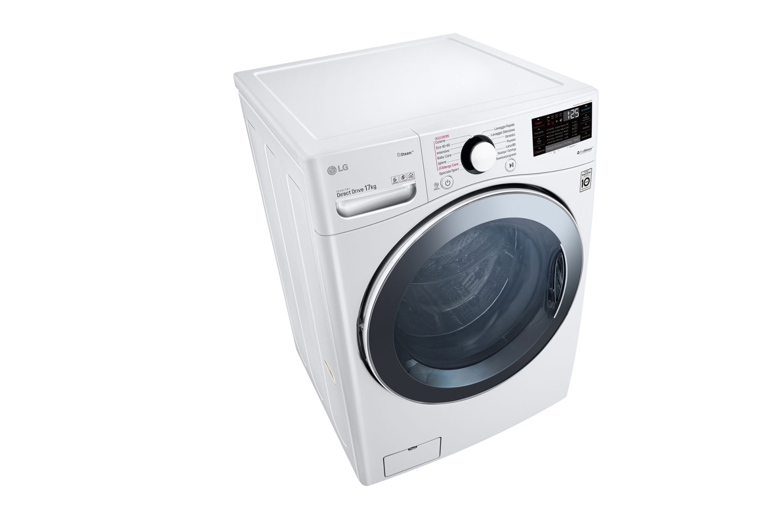 LG Máquina de Lavar roupa | 17 kg | Etiqueta energética E | 1100 r.p.m. | Inverter Direct Drive? | Steam? | TurboWash?, F1P1CY2W
