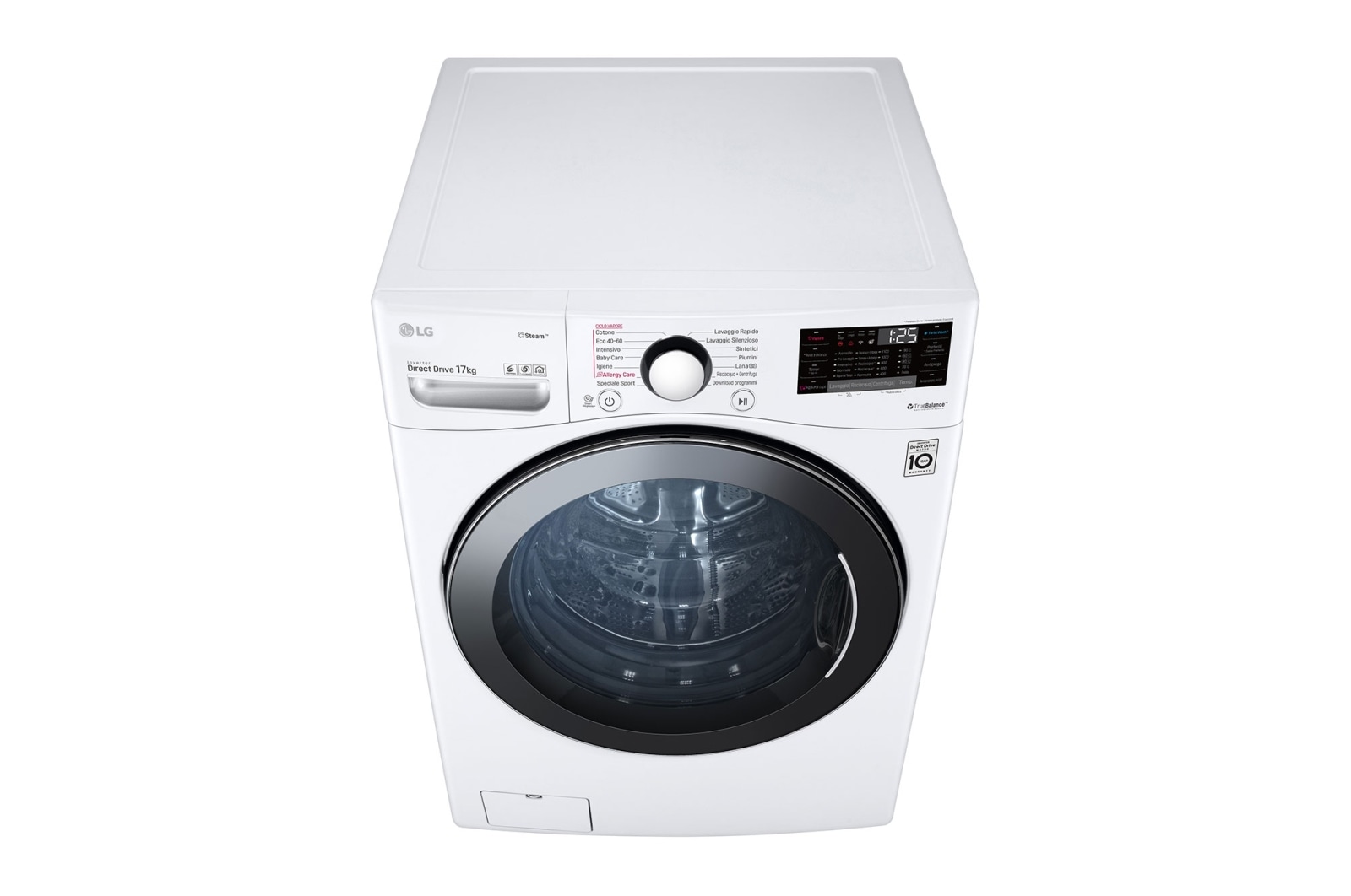 LG Máquina de Lavar roupa | 17 kg | Etiqueta energética E | 1100 r.p.m. | Inverter Direct Drive? | Steam? | TurboWash?, F1P1CY2W