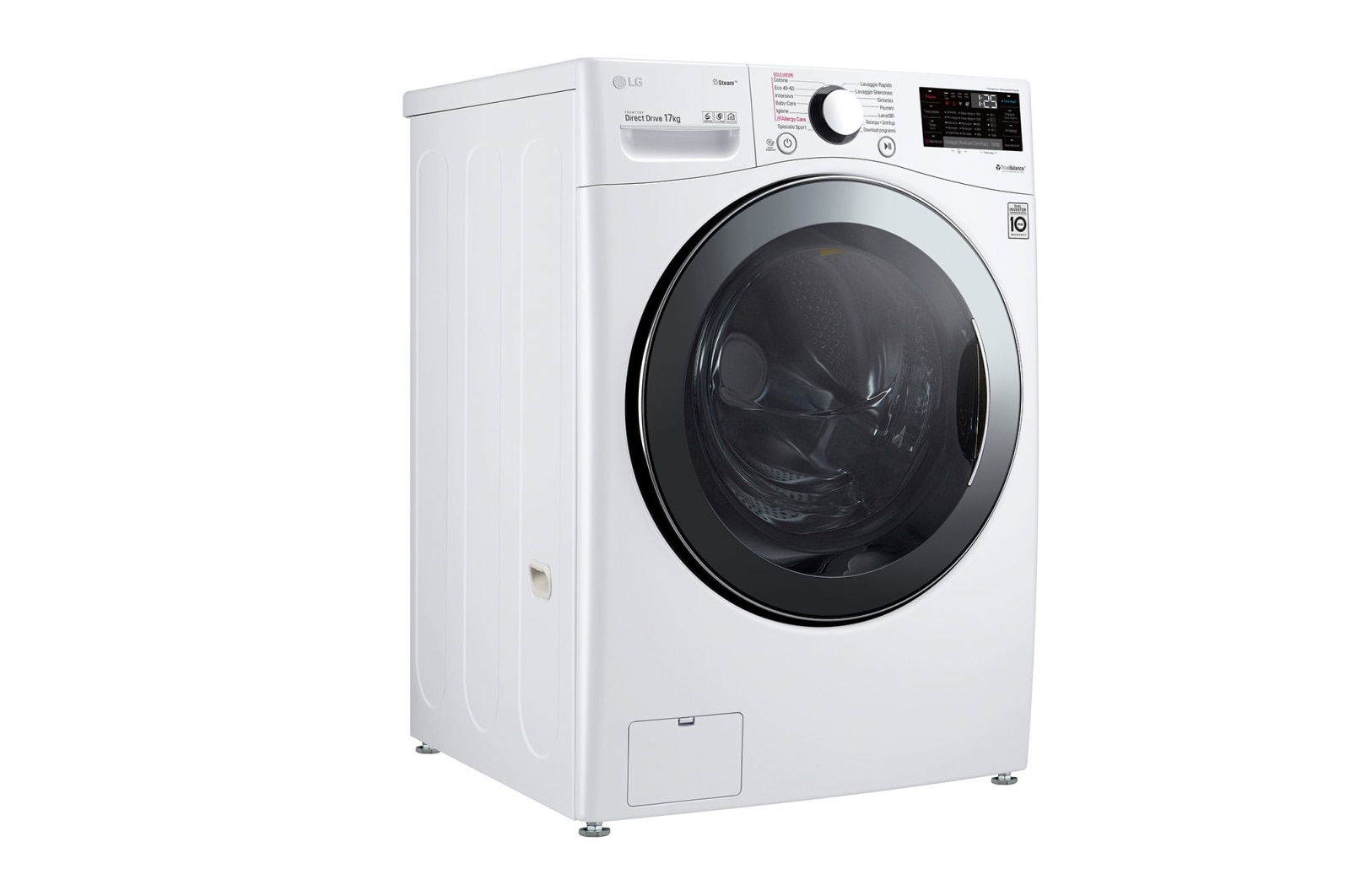 LG Máquina de Lavar roupa | 17 kg | Etiqueta energética E | 1100 r.p.m. | Inverter Direct Drive? | Steam? | TurboWash?, F1P1CY2W