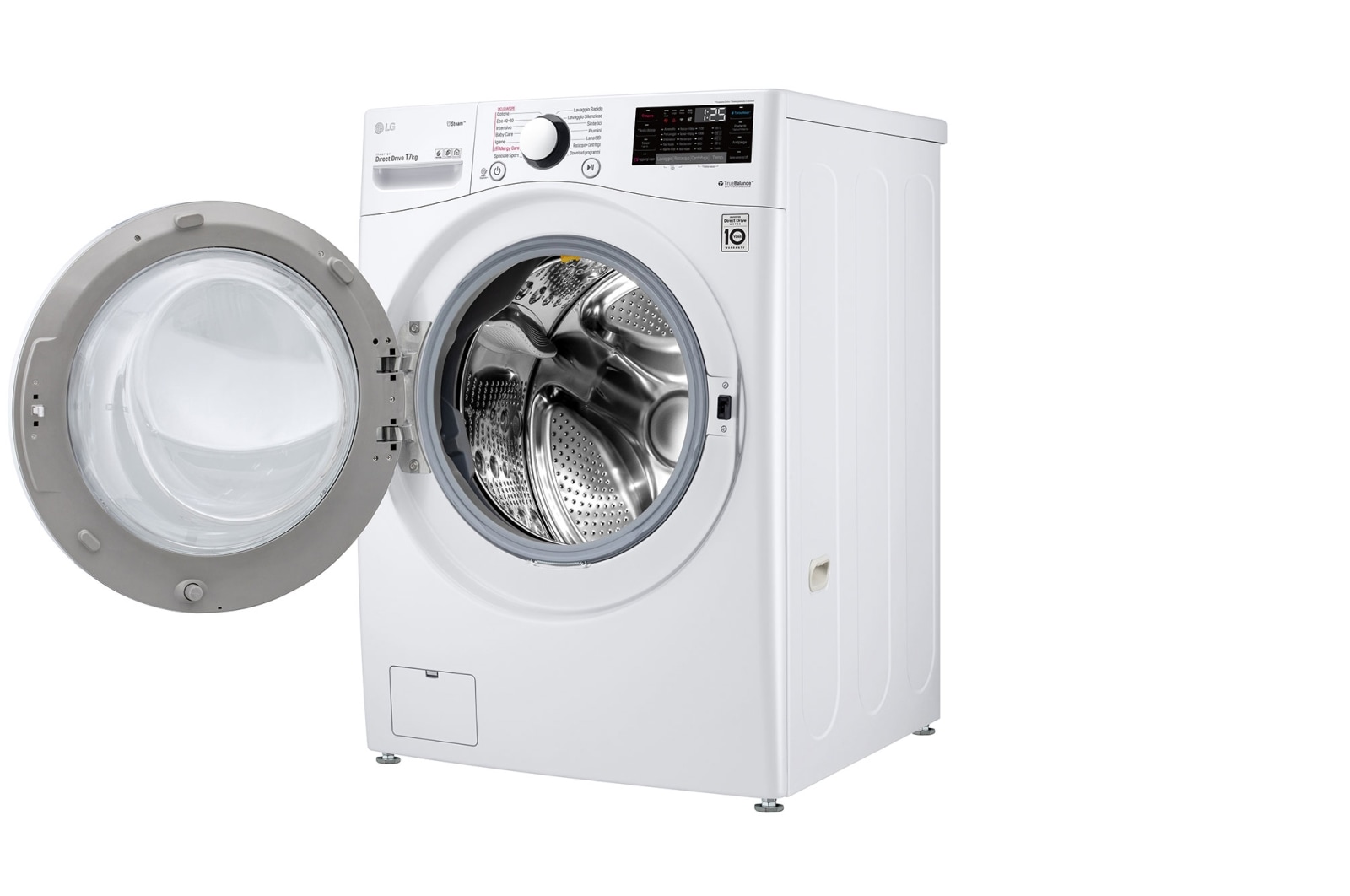 LG Máquina de Lavar roupa | 17 kg | Etiqueta energética E | 1100 r.p.m. | Inverter Direct Drive? | Steam? | TurboWash?, F1P1CY2W