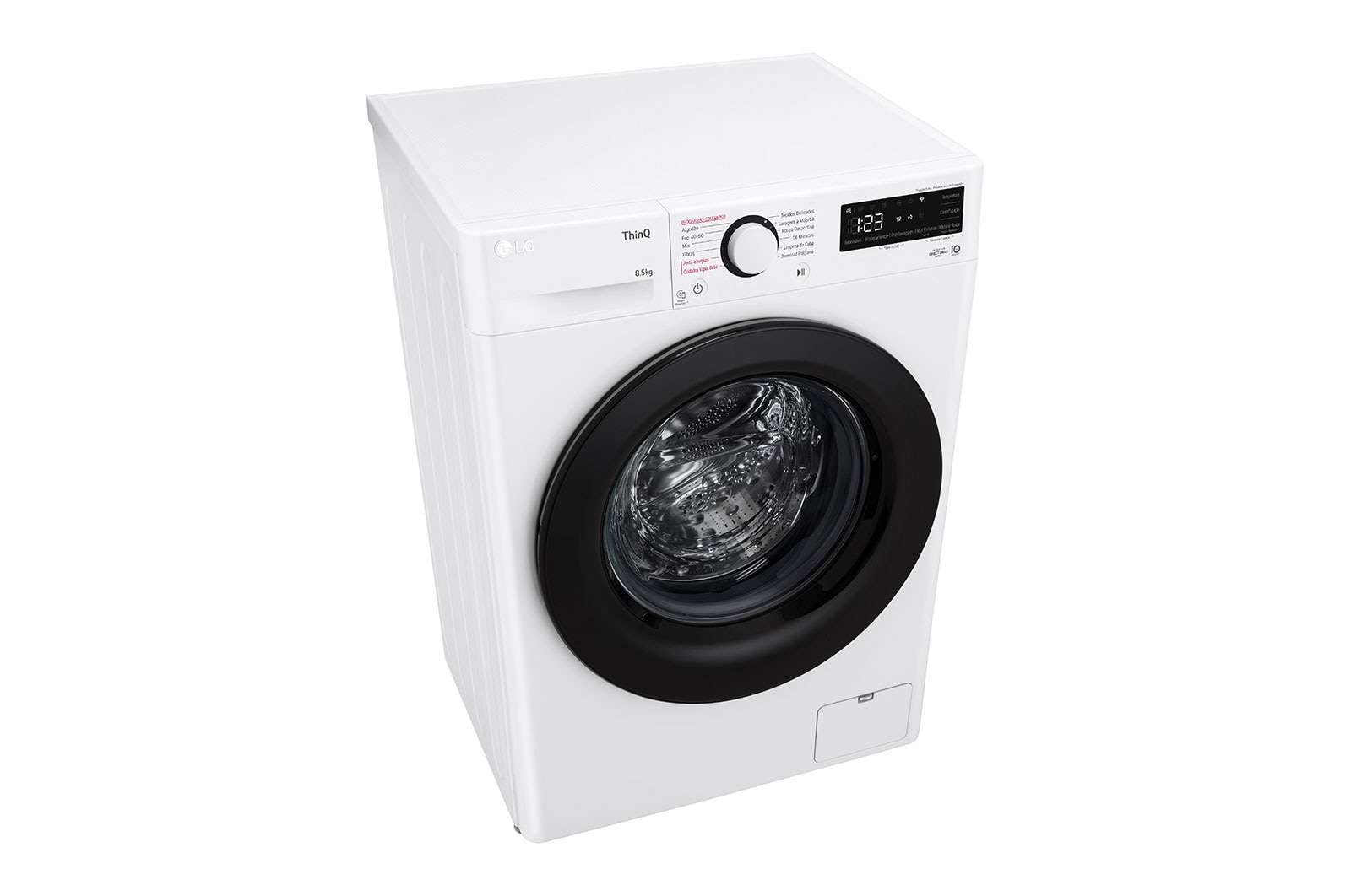 LG Máquina de lavar roupa slim LG F2WV3058S6W, 8,5 kg, eficiência energética A, 1200 r.p.m., AI DD?, Steam?, branco, F2WV3058S6W