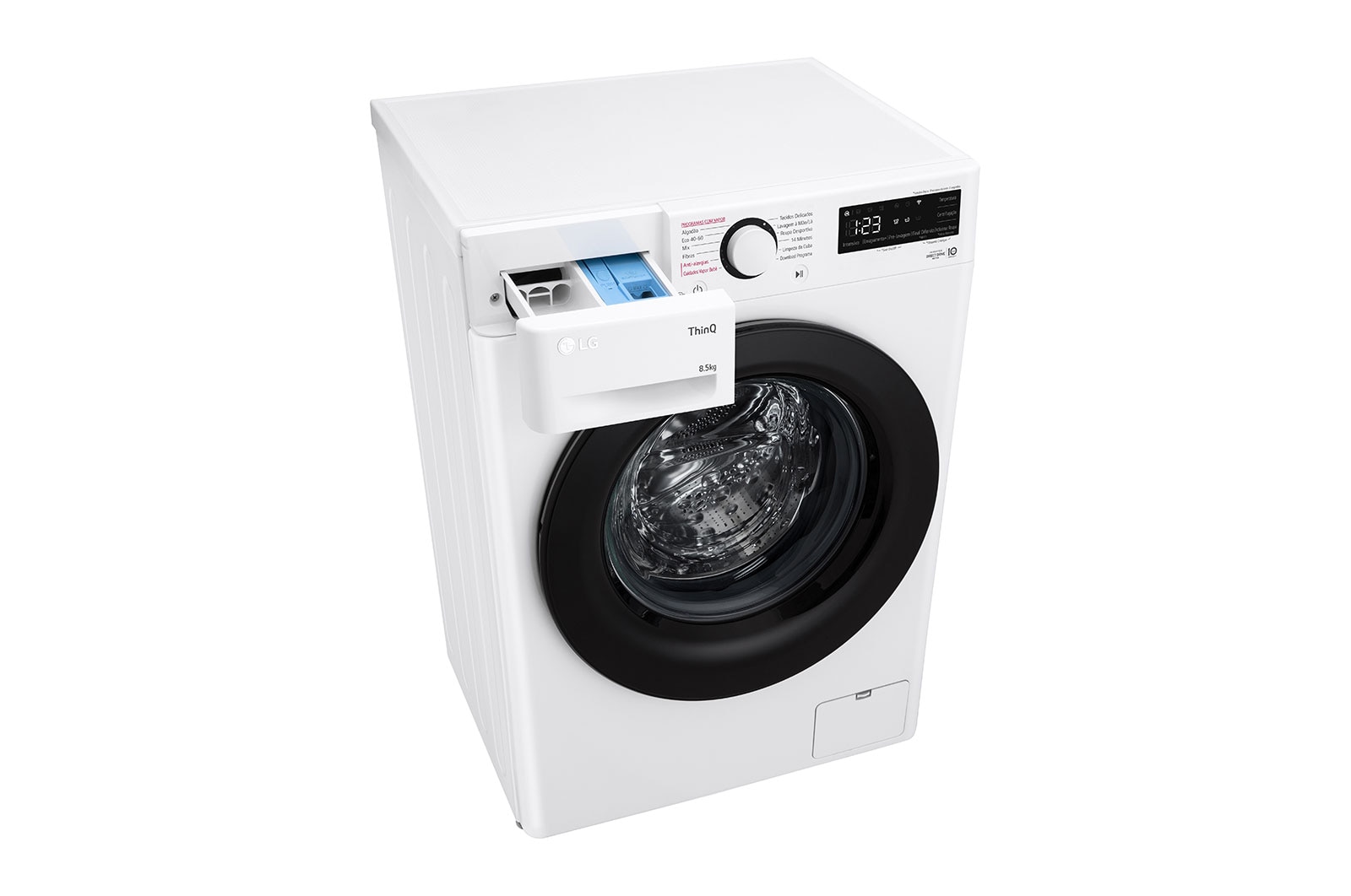 LG Máquina de lavar roupa slim LG F2WV3058S6W, 8,5 kg, eficiência energética A, 1200 r.p.m., AI DD?, Steam?, branco, F2WV3058S6W