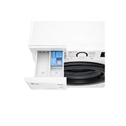 LG Máquina de lavar roupa slim LG F2WV3058S6W, 8,5 kg, eficiência energética A, 1200 r.p.m., AI DD?, Steam?, branco, F2WV3058S6W
