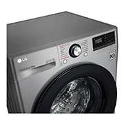 LG Máquina de lavar roupa slim LG F2WV5S85S2S, 8,5 kg, eficiência energética C, 1200 r.p.m., AI DD?, Steam?, TurboWash?, inox, F2WV5S85S2S