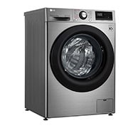 LG Máquina de lavar roupa slim LG F2WV5S85S2S, 8,5 kg, eficiência energética C, 1200 r.p.m., AI DD?, Steam?, TurboWash?, inox, F2WV5S85S2S