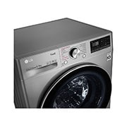 LG Máquina de lavar e secar roupa LG F4DV7009S2S, 9/6 kg, eficiência energética A/E, 1400 r.p.m., AI DD?, Steam?, TurboWash360?, EcoHybrid?, inox, F4DV7009S2S