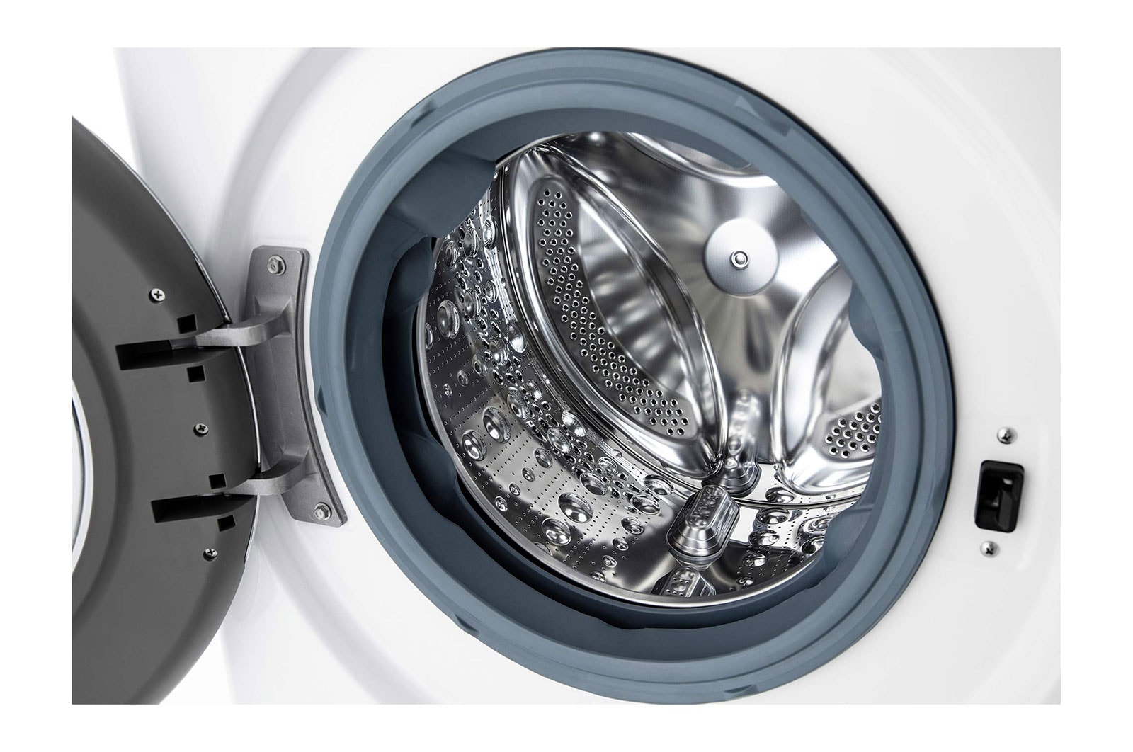 LG Máquina de lavar e secar roupa LG F4DV9512P2W, 12/8 kg, eficiência energética A/E, 1400 r.p.m., AI DD?, Steam+?, TurboWash360?, ezDispense?, EcoHybrid?, branco, F4DV9512P2W