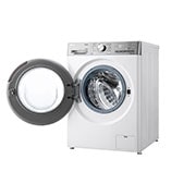 LG Máquina de lavar e secar roupa LG F4DV9512P2W, 12/8 kg, eficiência energética A/E, 1400 r.p.m., AI DD?, Steam+?, TurboWash360?, ezDispense?, EcoHybrid?, branco, F4DV9512P2W