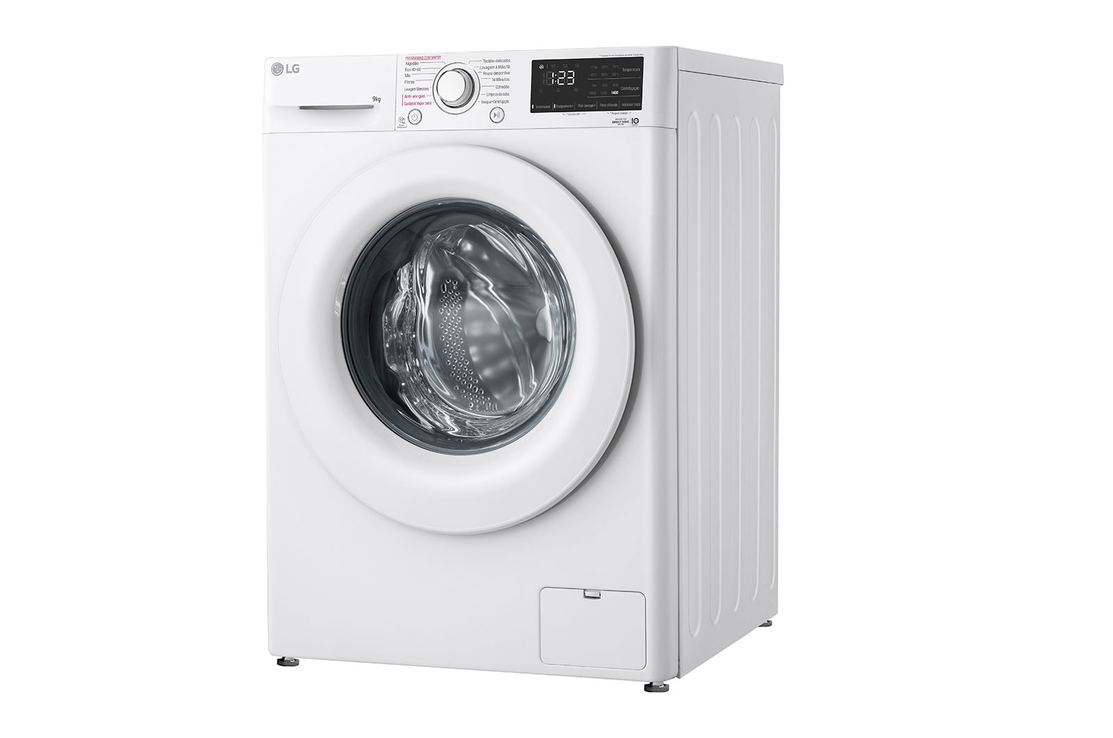 LG Máquina de lavar roupa LG F4WV3009S3W, 9 kg, eficiência energética B, 1400 r.p.m., AI DD?, Steam?, branco, F4WV3009S3W