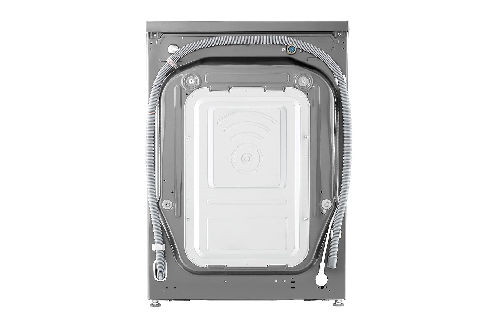 LG Máquina de lavar roupa LG F4WV7010S2S, 10,5 kg, eficiência energética A, 1400 r.p.m., AI DD?, Steam?, TurboWash360?, inox, F4WV7010S2S