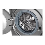 LG Máquina de lavar roupa LG F4WV7010S2S, 10,5 kg, eficiência energética A, 1400 r.p.m., AI DD?, Steam?, TurboWash360?, inox, F4WV7010S2S