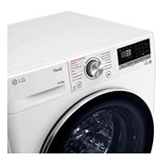 LG Máquina de lavar roupa LG F4WV7010S2W, 10,5 kg, eficiência energética A, 1400 r.p.m., AI DD?, Steam?, TurboWash360?, branco, F4WV7010S2W