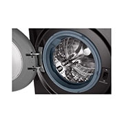 LG Máquina de lavar roupa LG F4WV9009P2B, 9 kg, eficiência energética A, 1400 r.p.m., AI DD?, Steam+?, TurboWash360?, preto, F4WV9009P2B