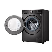 LG Máquina de lavar roupa LG F4WV9009P2B, 9 kg, eficiência energética A, 1400 r.p.m., AI DD?, Steam+?, TurboWash360?, preto, F4WV9009P2B