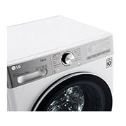 LG Máquina de lavar roupa LG F4WV9009P2W, 9 kg, eficiência energética A, 1400 r.p.m., AI DD?, Steam+?, TurboWash360?, branco, F4WV9009P2W