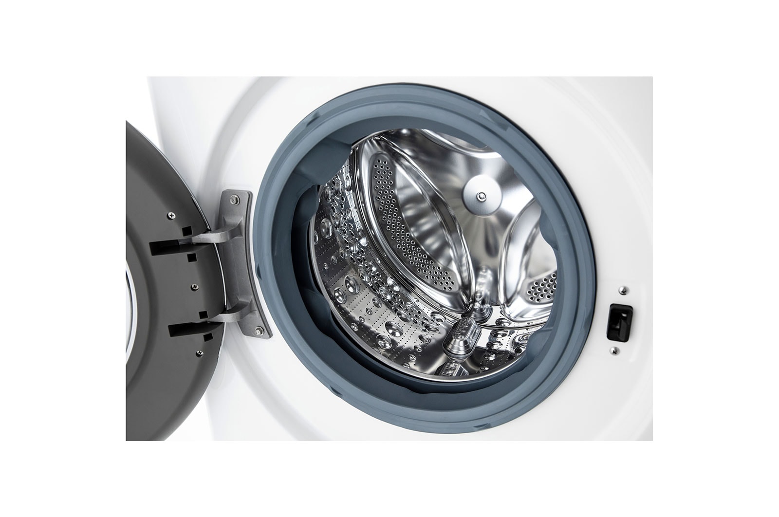 LG Máquina de lavar roupa LG F4WV9009P2W, 9 kg, eficiência energética A, 1400 r.p.m., AI DD?, Steam+?, TurboWash360?, branco, F4WV9009P2W