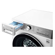LG Máquina de lavar roupa LG F4WV9512P2W, 12 kg, eficiência energética A, 1400 r.p.m., AI DD?, Steam+?, TurboWash360?, ezDispense?, branco, F4WV9512P2W