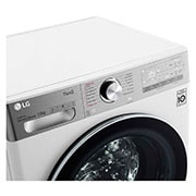 LG Máquina de lavar roupa LG F4WV9512P2W, 12 kg, eficiência energética A, 1400 r.p.m., AI DD?, Steam+?, TurboWash360?, ezDispense?, branco, F4WV9512P2W
