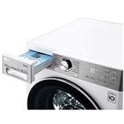LG Máquina de lavar roupa LG F6WV9510P2W, 10,5 kg, eficiência energética A, 1600 r.p.m., AI DD?, Steam+?, TurboWash360?, ezDispense?, branco, F6WV9510P2W