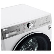 LG Máquina de lavar roupa LG F6WV9510P2W, 10,5 kg, eficiência energética A, 1600 r.p.m., AI DD?, Steam+?, TurboWash360?, ezDispense?, branco, F6WV9510P2W