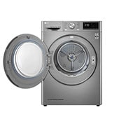 LG Máquina de secar roupa LG RC90V9EV2Q, 9 kg, Dual Inverter Heat Pump?, eficiência energética A+++, EcoHybrid?, limpeza automática do condensador, inox, RC90V9EV2Q