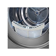 LG Máquina de secar roupa LG RC90V9EV2Q, 9 kg, Dual Inverter Heat Pump?, eficiência energética A+++, EcoHybrid?, limpeza automática do condensador, inox, RC90V9EV2Q