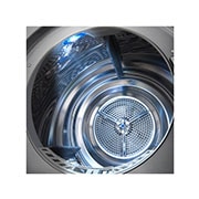 LG Máquina de secar roupa LG RC90V9EV2Q, 9 kg, Dual Inverter Heat Pump?, eficiência energética A+++, EcoHybrid?, limpeza automática do condensador, inox, RC90V9EV2Q