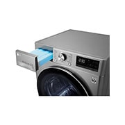 LG Máquina de secar roupa LG RC90V9EV2Q, 9 kg, Dual Inverter Heat Pump?, eficiência energética A+++, EcoHybrid?, limpeza automática do condensador, inox, RC90V9EV2Q