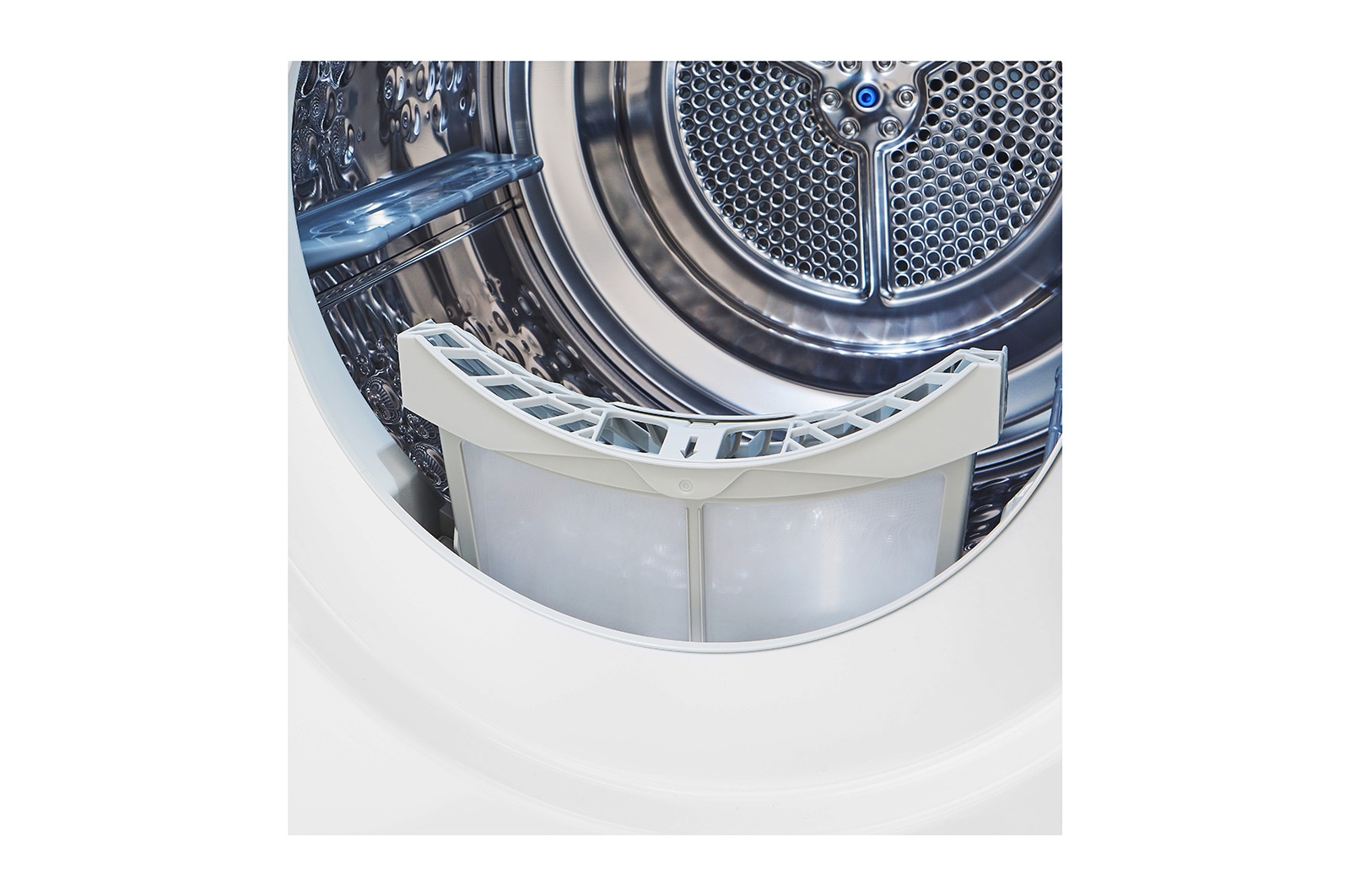 LG Máquina de secar roupa | 10 kg | Dual Inverter Heat Pump? | Etiqueta energética C | EcoHybrid? | Limpeza automática condensador, RH10V9AV2WR