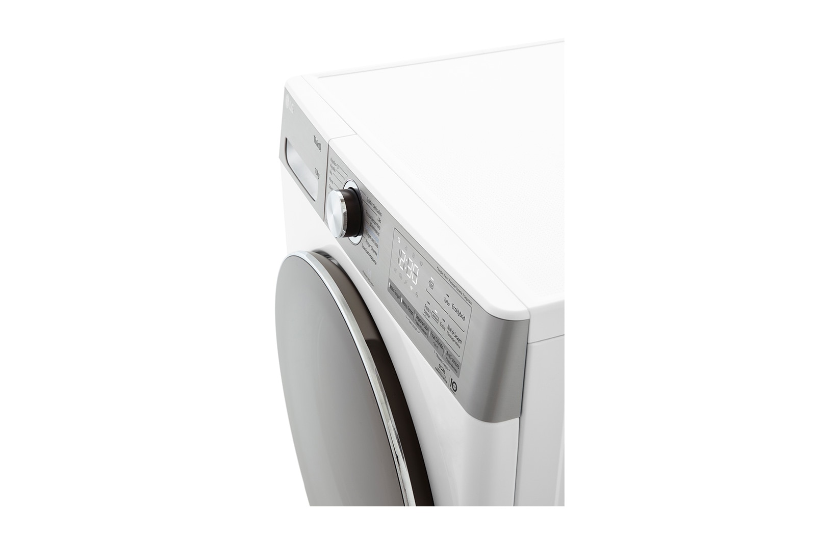 LG Máquina de secar roupa | 10 kg | Dual Inverter Heat Pump? | Etiqueta energética C | EcoHybrid? | Limpeza automática condensador, RH10V9AV2WR