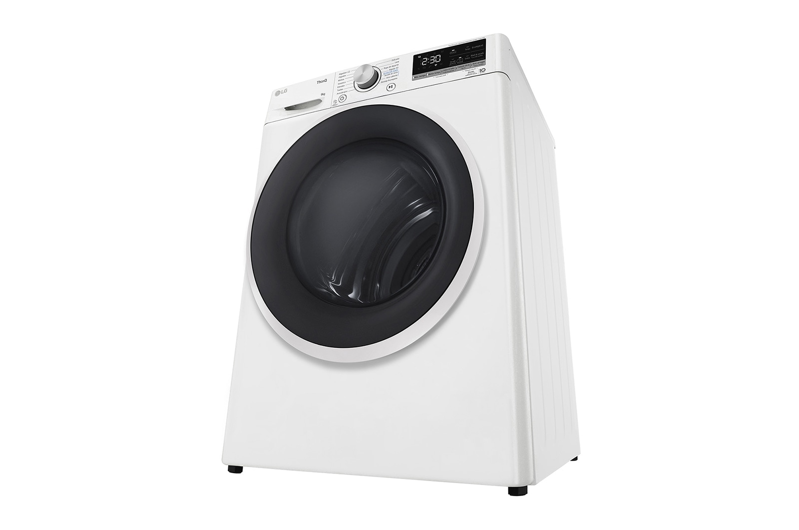 LG Máquina de secar roupa | 9 kg | Dual Inverter Heat Pump? | Etiqueta energética A++ | EcoHybrid? | Limpeza automática condensador, RH90V5AV6N