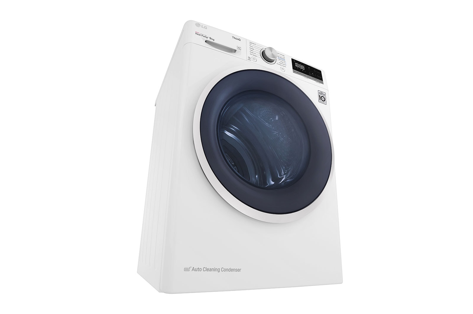 LG Máquina de secar roupa LG RH90V5AV6Q, 9 kg, Dual Inverter Heat Pump?, eficiência energética A++, EcoHybrid?, limpeza automática do condensador, branco, RH90V5AV6Q
