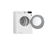 LG Máquina de secar roupa LG RH90V5AV6Q, 9 kg, Dual Inverter Heat Pump?, eficiência energética A++, EcoHybrid?, limpeza automática do condensador, branco, RH90V5AV6Q