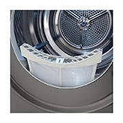 LG Máquina de secar roupa | 9 kg | Dual Inverter Heat Pump? | Etiqueta energética A+++ | EcoHybrid? | Limpeza automática condensador, RH90V9PV2N