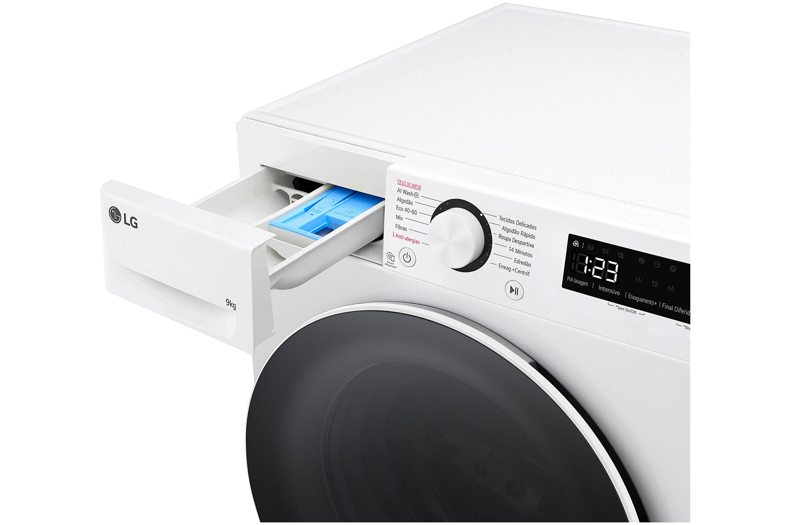 Detergent port view