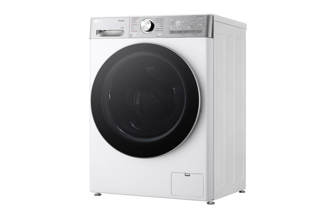 LG Máquina de lavar roupa LG F4WR9513A2W, 13 kg, eficiência energética A-20%, 1400 r.p.m., AI DD?, Steam+?, TurboWash360?, ezDispense?, branco, F4WR9513A2W