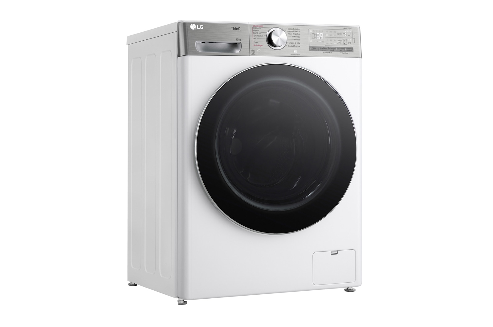 LG Máquina de lavar roupa LG F4WR9513A2W, 13 kg, eficiência energética A-20%, 1400 r.p.m., AI DD?, Steam+?, TurboWash360?, ezDispense?, branco, F4WR9513A2W