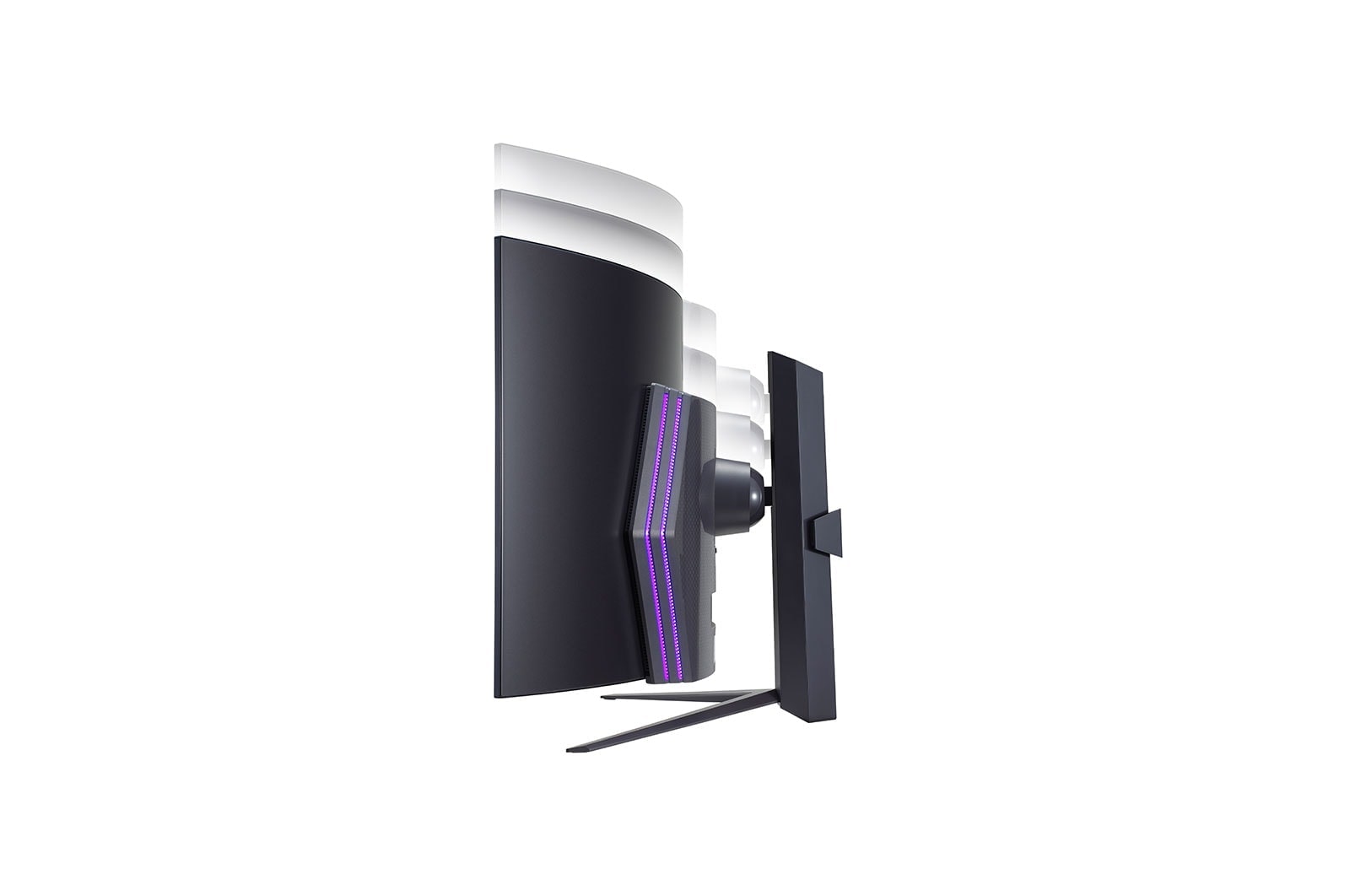 LG ???? ????? ?????? UltraGear? OLED ???? 45 ???? ???? WQHD ?? ???? ????? ???? 240 ???? ???? ??????? ???? 0.03 ???? ?????, 45GR95QE-B