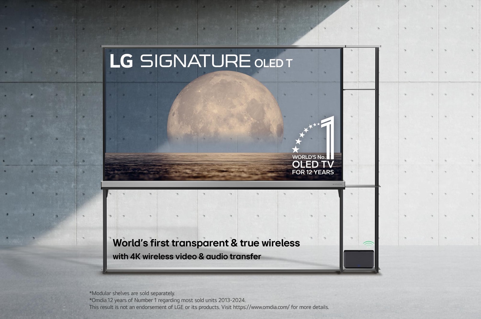 ?????? ????? ??????? ????????? ?? ????????? ?????? LG SIGNATURE OLED T? ??? ???? ????? ??????? ??? ?????? ?? ????? ?????? ?? ???? "12 ????? ?? ??????? ?? ????? OLED" ???? ?????? ????? ???? LG. ????? Zero Connect Box ?? ??? ?????? ??????? ?????? ???? 4K 120Hz ???? ?????????? ????? ??? ???? ???? ??????? ?????? ?????? Wi-Fi ???? ?? ???????.