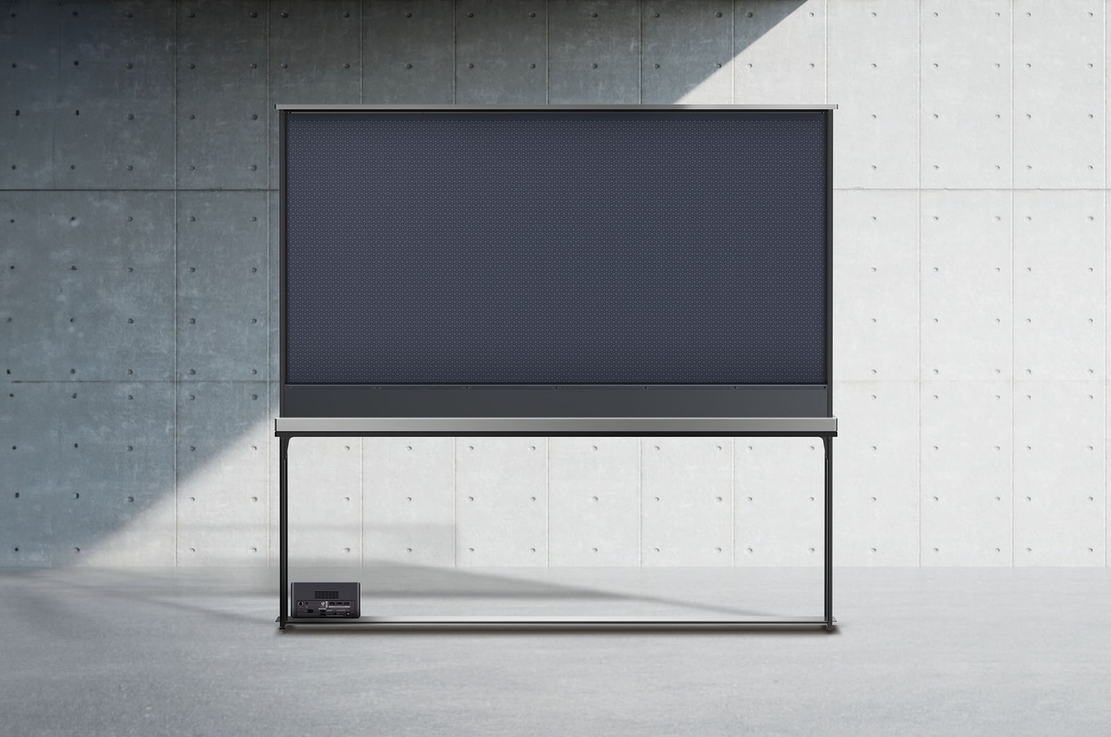 ???? ????? ?? LG SIGNATURE OLED T ?? ??? ???? ?????? ??????? ??????? ?????? ?????? ?? Zero Connect Box.
