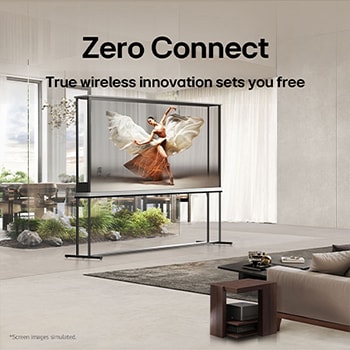 ??? ???? LG Signature OLED T ?? ????? ???? ????? ????? ???? ??????. ?????? ????? Zero Connect Box ??? ????? ????? ????? ???????.