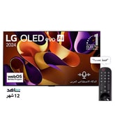 ??????? LG OLED evo AI G4 4K ????? ???? 83 ???? ??????? ????? ?????? AI Magic remote ?????????? ????? Dolby Vision ?????? webOS24 ????  ??? (2024)