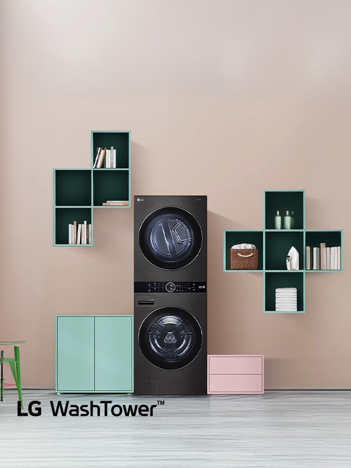 Upgrade to LG WashTower? for a space-saving solution.