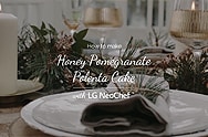 pomegranate polenta cake