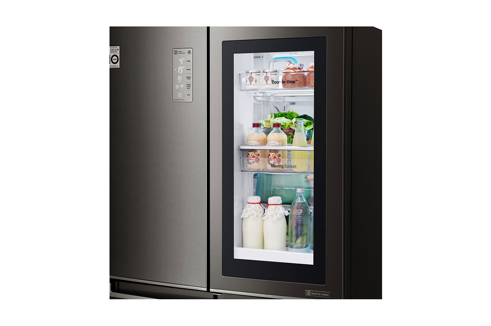 LG 26.7 cu.ft | Door-In- Door | Instaview | Inverter Linear Compressor, LM334VBMLD