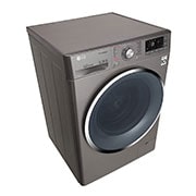 LG 9kg Front load washing machine, Silver Color, TurboWash?, SmartThinQ (Wi-Fi), WFS0914XMN