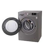 LG 10.5kg Front load washing machine, Silver Color, TurboWash?, SmartThinQ (wi-fi) , WFS1114XMN