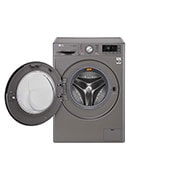 LG 10.5kg Front load washing machine, Silver Color, TurboWash?, SmartThinQ (wi-fi) , WFS1114XMN